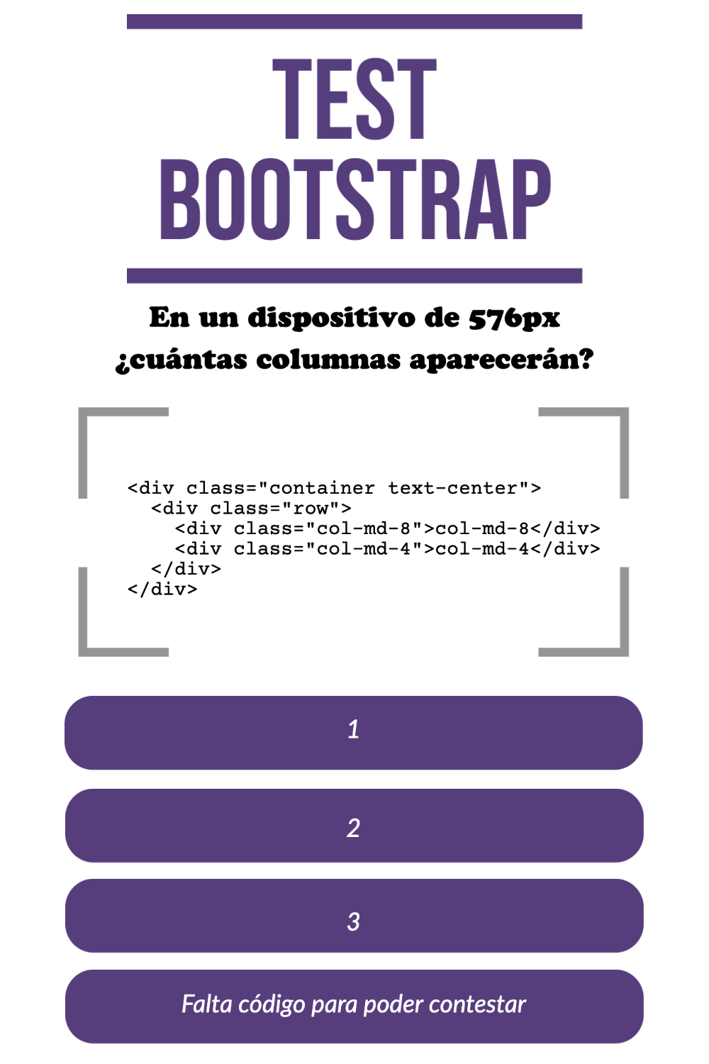 Test Bootstrap