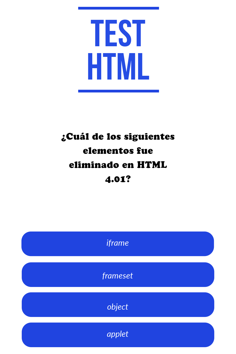 Test HTML